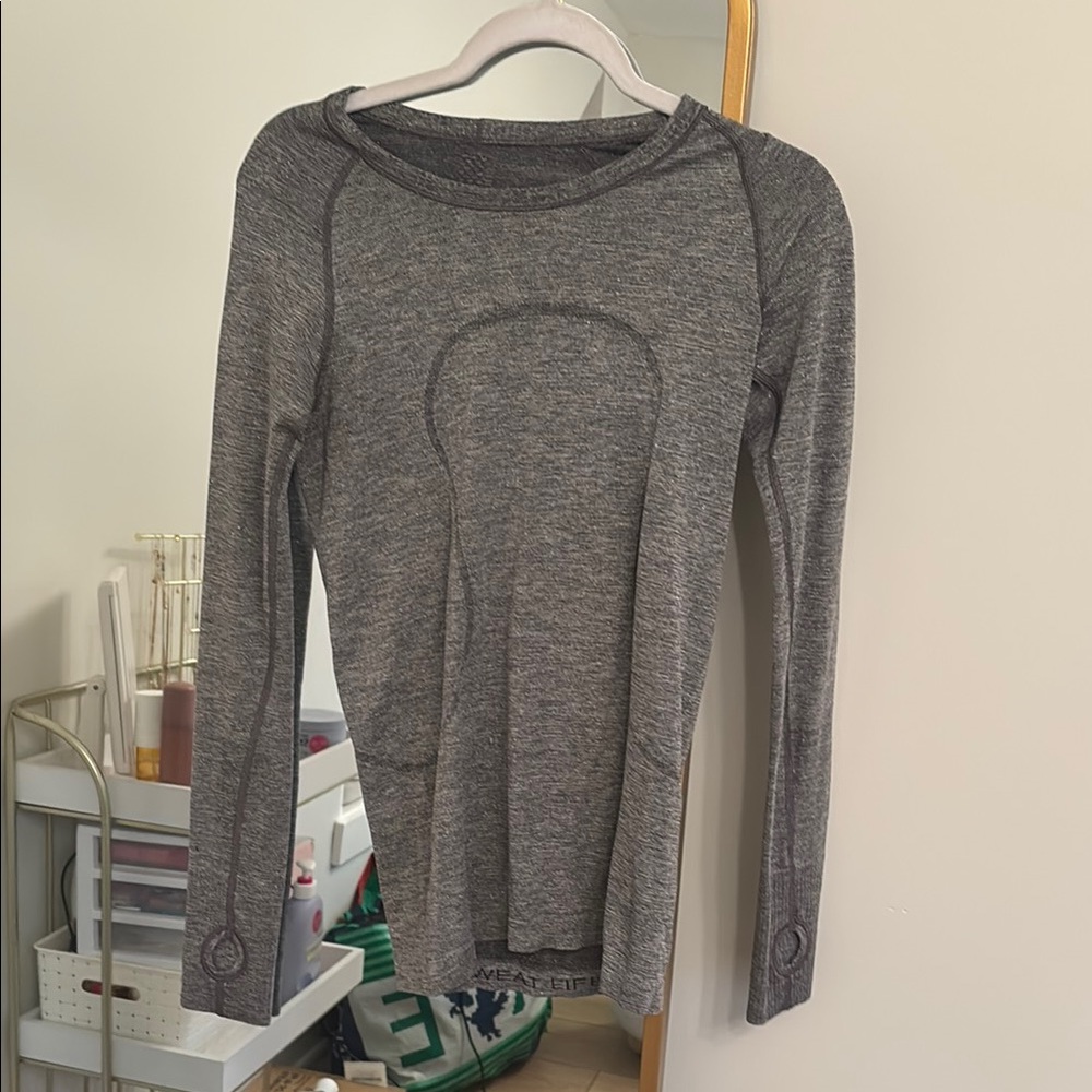 Lululemon Gray Long Sleeve Women's Top